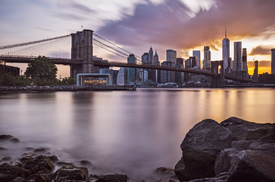 Brooklyn Bridge im Sonnenuntergang/11944647